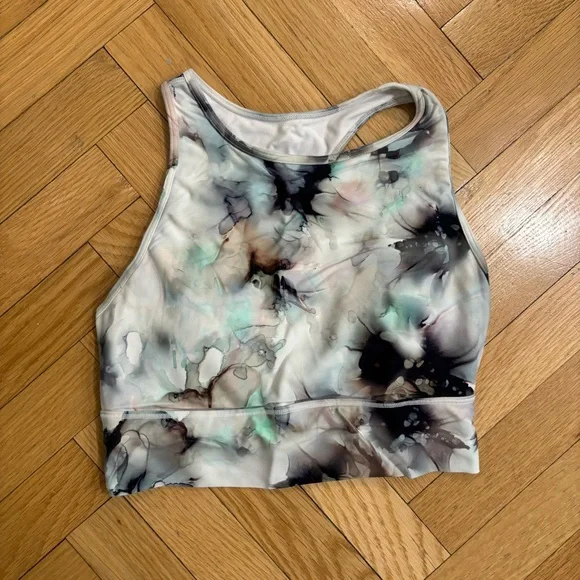 CALIA by Carrie Underwood patterned longline sports bra - Picture 2 of 3